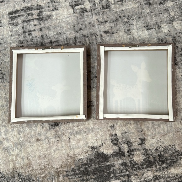 Kids Line Woodland theme canvas nursery wall set (set of 2) 11 5/8 “ x 11 5/8” - Picture 4 of 7